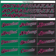 Load image into Gallery viewer, Custom Stitched Black Kelly Green-Pink Gradient Fashion Sports Pullover Sweatshirt Hoodie