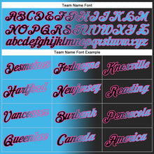 Load image into Gallery viewer, Custom Stitched Black Sky Blue-Pink Gradient Fashion Sports Pullover Sweatshirt Hoodie