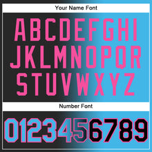 Load image into Gallery viewer, Custom Stitched Black Sky Blue-Pink Gradient Fashion Sports Pullover Sweatshirt Hoodie