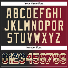 Load image into Gallery viewer, Custom Stitched Black Vintage USA Flag Crimson-City Cream Gradient Fashion Sports Pullover Sweatshirt Hoodie