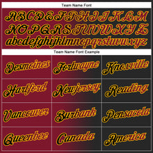 Load image into Gallery viewer, Custom Stitched Black Crimson-Gold Gradient Fashion Sports Pullover Sweatshirt Hoodie