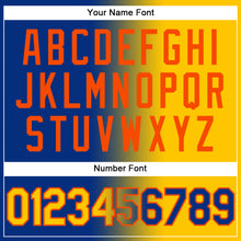 Load image into Gallery viewer, Custom Stitched Royal Yellow-Orange Gradient Fashion Sports Pullover Sweatshirt Hoodie