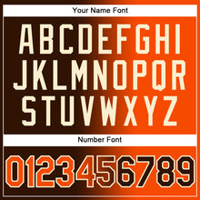 Load image into Gallery viewer, Custom Stitched Brown Orange-Cream Gradient Fashion Sports Pullover Sweatshirt Hoodie