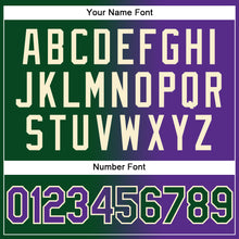 Load image into Gallery viewer, Custom Stitched Green Purple-Cream Gradient Fashion Sports Pullover Sweatshirt Hoodie