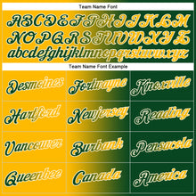 Load image into Gallery viewer, Custom Stitched Green Gold-Cream Gradient Fashion Sports Pullover Sweatshirt Hoodie