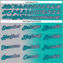 Load image into Gallery viewer, Custom Stitched Aqua Gray-Navy Gradient Fashion Sports Pullover Sweatshirt Hoodie