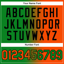 Load image into Gallery viewer, Custom Stitched Grass Green Orange-Black Gradient Fashion Sports Pullover Sweatshirt Hoodie