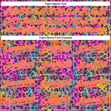 Load image into Gallery viewer, Custom Graffiti Pattern Gold-Pink 3D Colorful Leopard Authentic Baseball Jersey