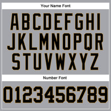 Load image into Gallery viewer, Custom Gray Black-Old Gold Authentic Sleeveless Baseball Jersey
