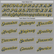Load image into Gallery viewer, Custom Gray Royal-Gold Performance T-Shirt