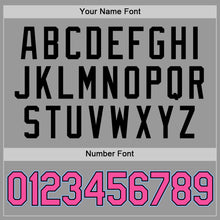 Load image into Gallery viewer, Custom Gray Pink Black-Light Blue Performance T-Shirt