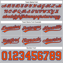 Load image into Gallery viewer, Custom Gray Orange-Royal Authentic Basketball Shorts