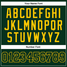 Load image into Gallery viewer, Custom Green Green-Gold Authentic Baseball Jersey