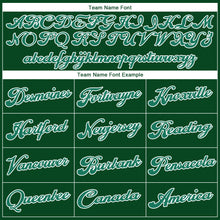 Load image into Gallery viewer, Custom Green Kelly Green-White Authentic Baseball Jersey