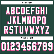 Load image into Gallery viewer, Custom Green White-Pink Mesh Authentic Football Jersey