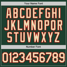 Load image into Gallery viewer, Custom Green Cream-Red Performance T-Shirt