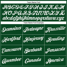 Load image into Gallery viewer, Custom Green White Performance T-Shirt