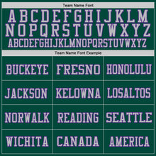 Load image into Gallery viewer, Custom Green Purple-Gray Mesh Authentic Football Jersey