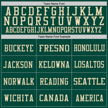 Load image into Gallery viewer, Custom Green Vintage USA Flag-City Cream Mesh Authentic Football Jersey