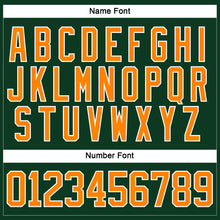 Load image into Gallery viewer, Custom Green Bay Orange-White Hockey Lace Neck Jersey
