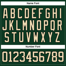 Load image into Gallery viewer, Custom Green City Cream-Black Hockey Lace Neck Jersey