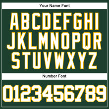 Load image into Gallery viewer, Custom Green White-Gold Authentic Baseball Jersey