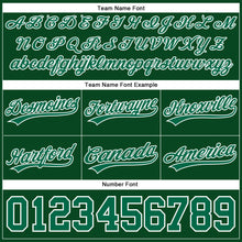 Load image into Gallery viewer, Custom Hunter Green Kelly Green-White Authentic Basketball Shorts