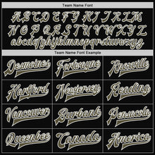 Load image into Gallery viewer, Custom Black Olive-White Bomber Full-Snap Varsity Letterman Two Tone Jacket