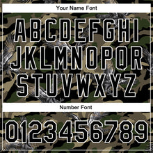 Load image into Gallery viewer, Custom Camo Black-White Eagle 3D Pattern Design Bomber Full-Snap Varsity Letterman Salute To Service Jacket