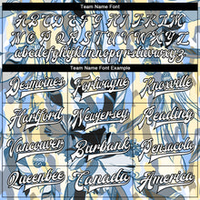 Load image into Gallery viewer, Custom Camo White-Black Boho Style 3D Pattern Design Bomber Full-Snap Varsity Letterman Salute To Service Jacket