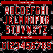 Load image into Gallery viewer, Custom Black Red-White Christmas Dog Wearing Santa Claus Costume 3D Bomber Full-Snap Varsity Letterman Jacket