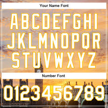 Load image into Gallery viewer, Custom Gold White Big Ben And Westminster Bridge London UK City Edition 3D Bomber Full-Snap Varsity Letterman Jacket