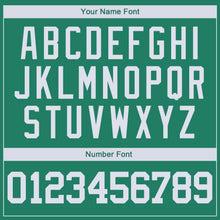 Load image into Gallery viewer, Custom Kelly Green White Authentic Throwback Basketball Jersey