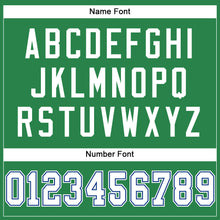 Load image into Gallery viewer, Custom Grass Green White-Royal Mesh Authentic Football Jersey