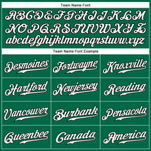 Load image into Gallery viewer, Custom Kelly Green White-Black Authentic Sleeveless Baseball Jersey