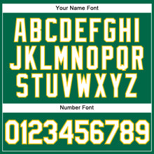 Load image into Gallery viewer, Custom Kelly Green White-Gold Authentic Sleeveless Baseball Jersey