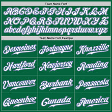 Load image into Gallery viewer, Custom Kelly Green White-Royal Authentic Baseball Jersey