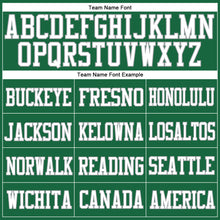 Load image into Gallery viewer, Custom Kelly Green White-Gray Mesh Authentic Football Jersey