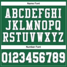 Load image into Gallery viewer, Custom Kelly Green White-Gray Mesh Authentic Football Jersey