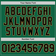 Load image into Gallery viewer, Custom Kelly Green Black-Old Gold Performance T-Shirt