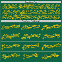 Load image into Gallery viewer, Custom Kelly Green Kelly Green-Gold Performance T-Shirt