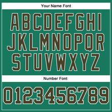 Load image into Gallery viewer, Custom Kelly Green Olive-White Authentic Throwback Basketball Jersey