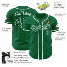 Load image into Gallery viewer, Custom Kelly Green Kelly Green-White Authentic Baseball Jersey