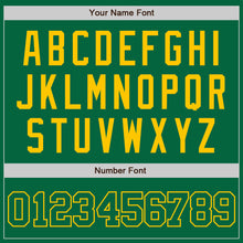 Load image into Gallery viewer, Custom Kelly Green Kelly Green-Gold Authentic Baseball Jersey