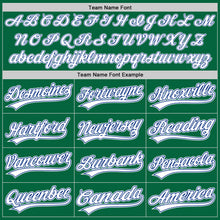 Load image into Gallery viewer, Custom Kelly Green White-Royal Authentic Baseball Jersey