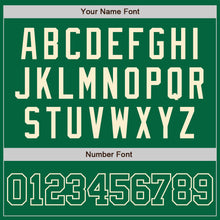 Load image into Gallery viewer, Custom Kelly Green Kelly Green-Cream Authentic Baseball Jersey