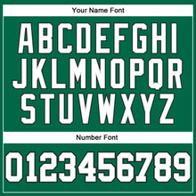 Load image into Gallery viewer, Custom Kelly Green White Pinstripe White Gray-Black Authentic Basketball Jersey