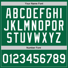 Load image into Gallery viewer, Custom Kelly Green White Authentic Throwback Basketball Jersey