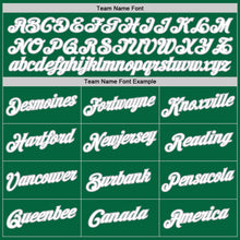 Load image into Gallery viewer, Custom Kelly Green White-Gray Authentic Throwback Basketball Jersey