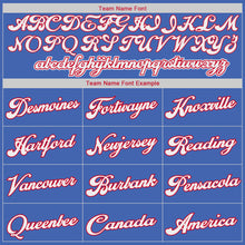 Load image into Gallery viewer, Custom Light Blue White-Red Authentic Throwback Basketball Jersey